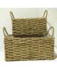 Centro mimbre rectangular set 2unid. 30           