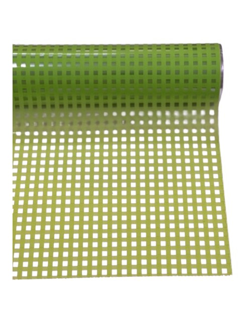 Rollo celofan fantasia vichy verde lima 70x50cm   