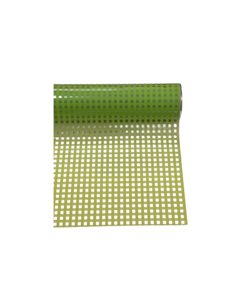 Rollo celofan fantasia vichy verde lima 70x50cm   