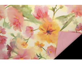 Rollo mat natur acuarela blanco 70x40cm           