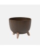 Vaso roma jumper 29x18cm marron                   