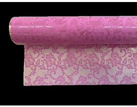 Rollo celofan fantasia puntilla lila 70x50mt      