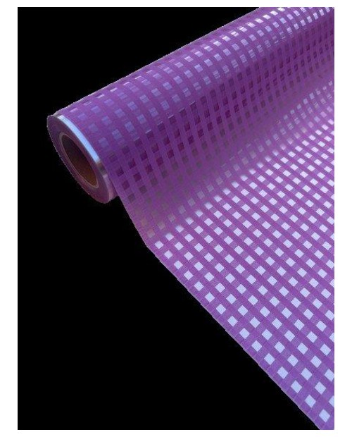 Rollo celofan fantasia vichy lavanda 70x50mt      