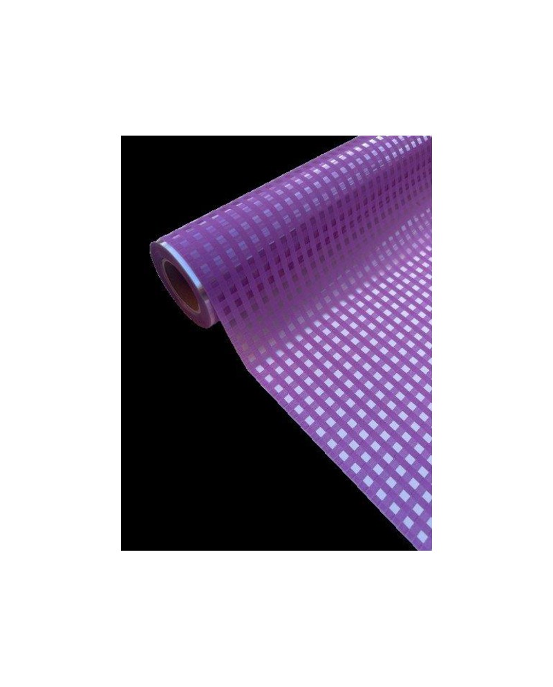 Rollo celofan fantasia vichy lavanda 70x50mt      