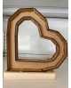 Corazon 3D madera H24x13cm                        