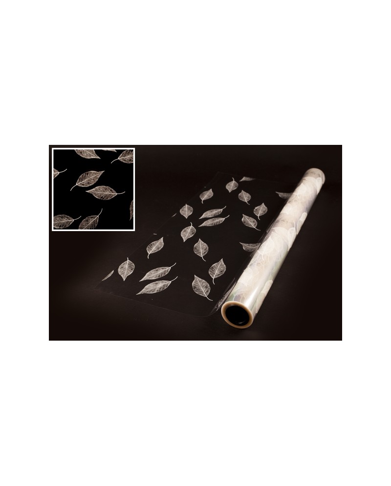 Rollo celofan fantasia costillas blanco 70x50mt.  