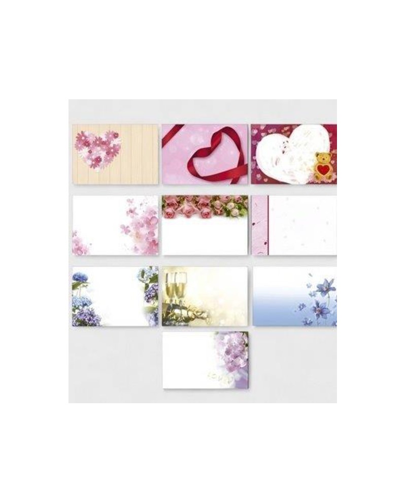 Tarjetas simples surtido modelo2 100unit.         