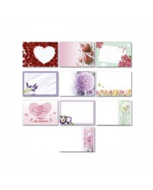 Tarjetas simples surtido modelo3 100unit.         