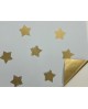 Rollo mat natur star blanco/oro 70x40mt           