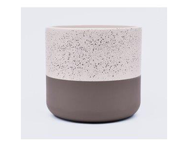 Macetero uriel 19x18cm beig/taupe                 