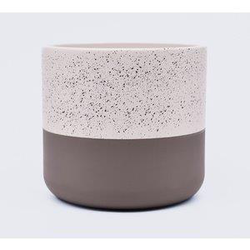 Macetero uriel 19x18cm beig/taupe                 