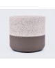 Macetero uriel 19x18cm beig/taupe                 