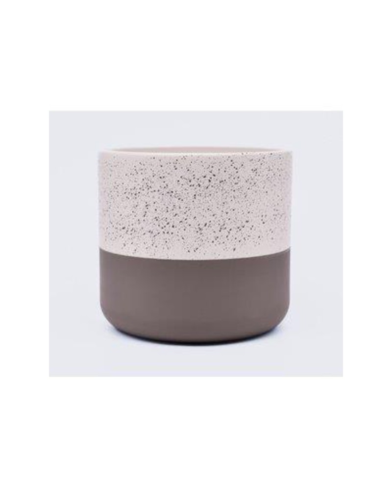 Macetero uriel 19x18cm beig/taupe                 