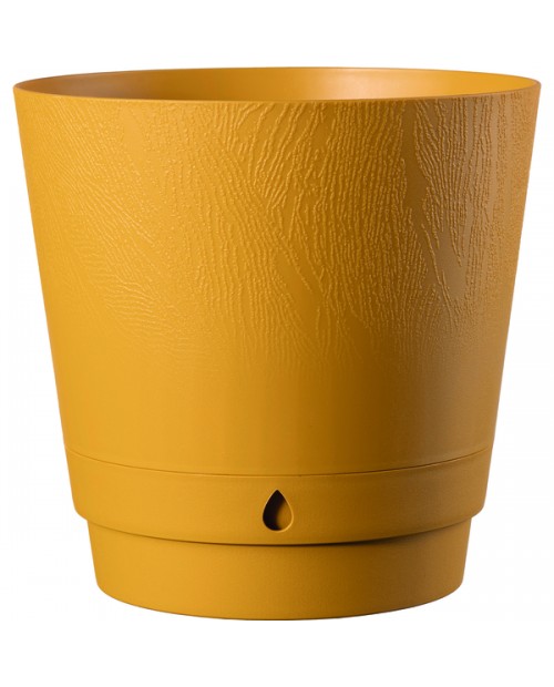 Vaso dune Ø15x14,6cm amarillo dorado              