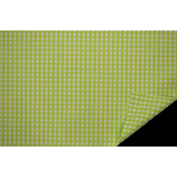 Rollo mat natur vichy verde lima 70x40cm          