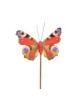 Pick mariposa aurelia 8cm palo de 50cm            