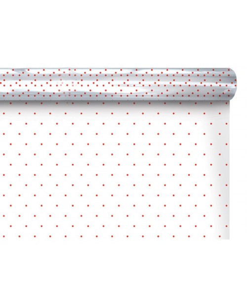 Rollo celofan fantasia margaritas blancas 70x50cm 