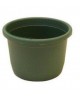 Tarrina plastico verde Ø12xh9.5cm                 