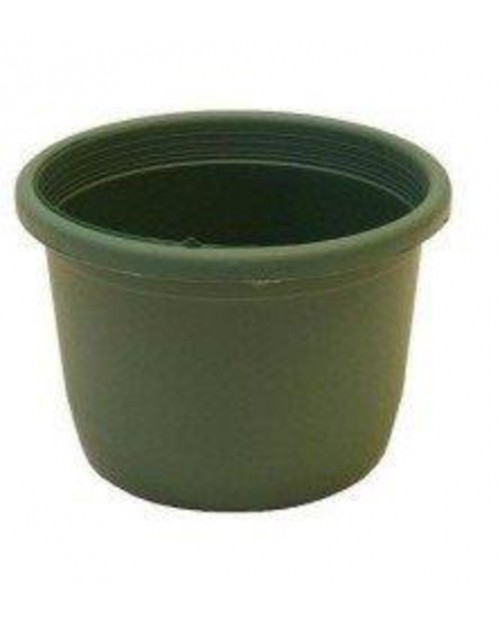Tarrina plastico verde Ø12xh9.5cm                 