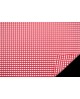 Rollo mat natur vichy rojo 70x40cm                