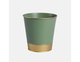 Metal pot line 16x15cm verde                      