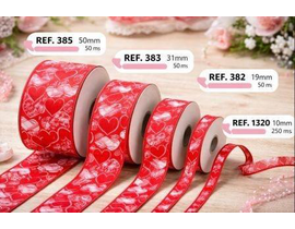 Cinta red love 10mm x 250mt.                      