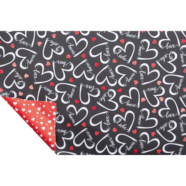 Rollo mat natur coeur rojo 70x40mt.               