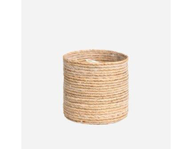 Cilindro tongi maxi 28x28cm natural-blanco        