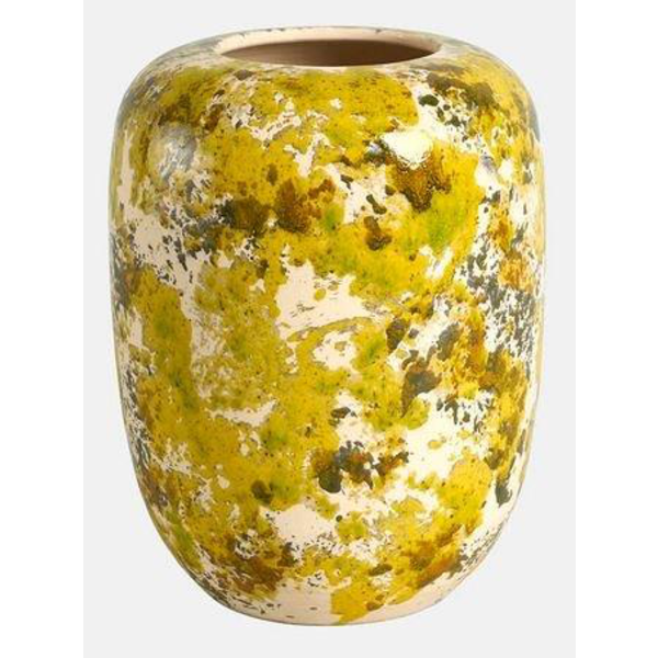 Jarron sponge 14x16cm verde                       