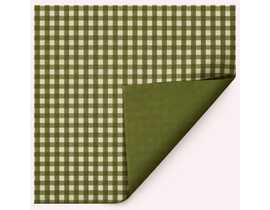 Rollo mat natur vichy liso verde oliva 70x40      