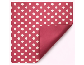 Rollo mat natur lunares burdeos 70x40             