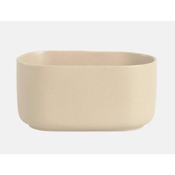 Jardinera bari 25x12x12cm crema                   