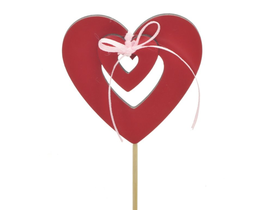 Pick corazon handle 8cm palo de 50                