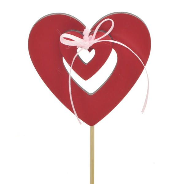 Pick corazon handle 8cm palo de 50                