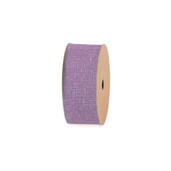 Cinta yute raw lavanda 65cm x 20mt                