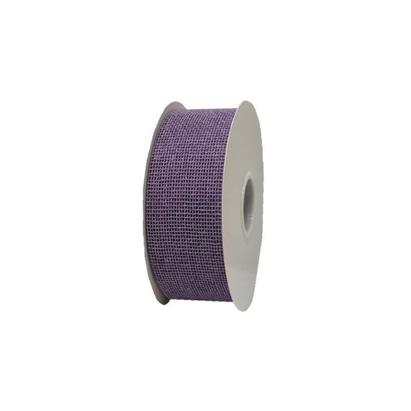 Cinta yute algodon lavanda 50mm x 20mt            