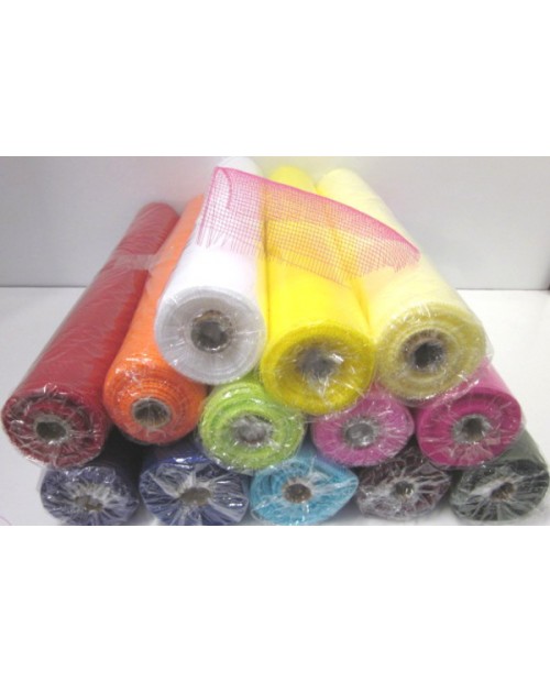Rollo tul net 55cm x 9,5m mix color               