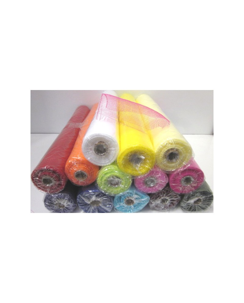 Rollo tul net 55cm x 9,5m mix color               
