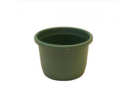 Tarrina plastico verde Ø14xh11cm                  