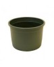 Tarrina plastico verde Ø17xh12cm                  
